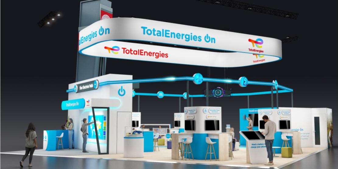 Stand TotalEnergies On au salon VivaTech 2024