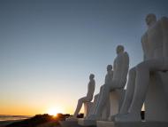 Sculpture "L'Homme rencontre la Mer" située à Esbjerg.