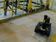 ARGOS inspection robot controlled in real time from a control room onshore