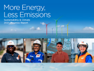 More Energy, Less Emissions. Sustainability & Climate 2023 Progress Report