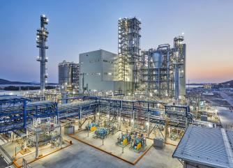 Plateforme de raffinage-pétrochimie stratégique de Daesan en Corée du sud, en Asie.