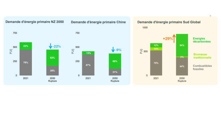 Infographie « Demande d'énergie primaire » - voir description détaillée ci-après