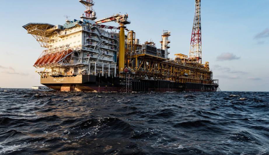 The all-electric Likouf FPU can process two different types of oil at the same time.