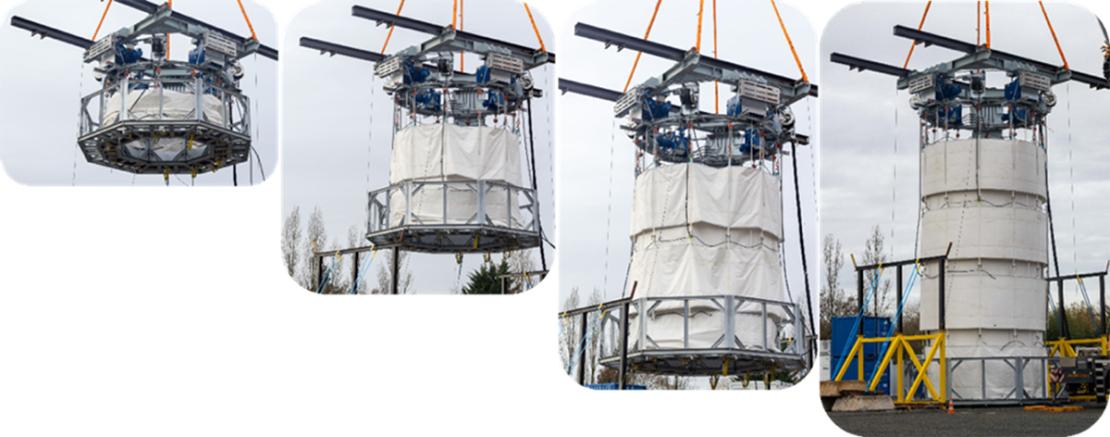 Les premières images du prototype du SubSea Quieter® testé en novembre 2023 à Saint-Viaud (France)